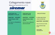 Collegamento Mazara-Pantelleria attivo dal 26 luglio. Questa settimana unico collegamento venerdì 22 luglio